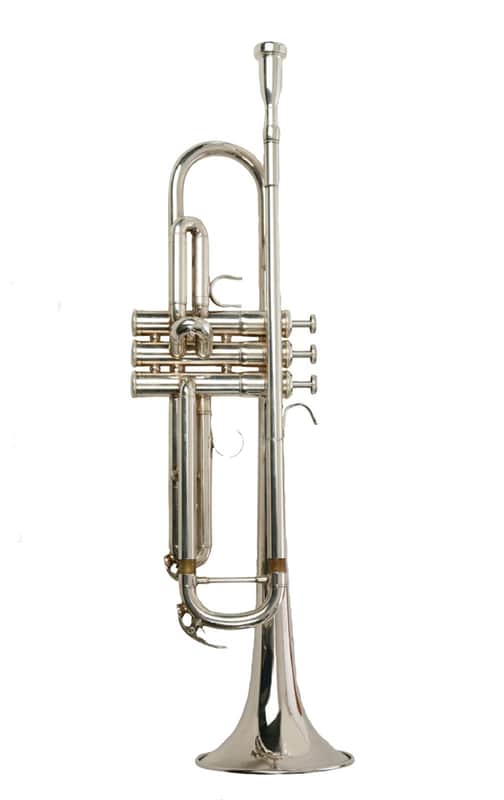Oxford Bb Silver Plated Trumpet IT-2 – Student Trumpet Outfit w/ Monel Valves & Case image 1