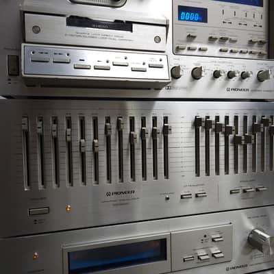 Pioneer SA-9800 Integrated Amplifier Recapped, CTF-1250 Tape Deck, Equalizer SG-9800, Reverberation SR-303 and Dynamic Processor RG-2. image 6
