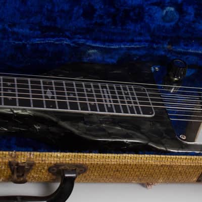 Magnatone G-70 Lap Steel Electric Guitar (1955), ser. #51321, original tweed hard shell case. image 13