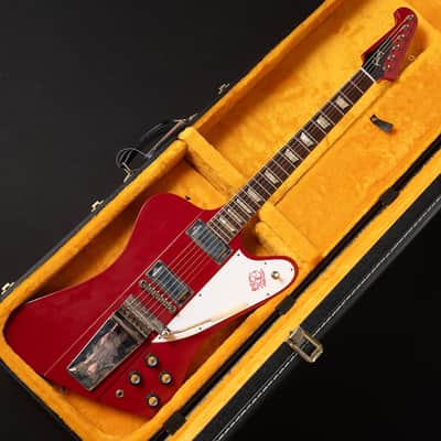 Gibson Custom Shop/Murphy Lab 1963 Firebird V With Maestro Vibrola - Cardinal Red Light Aged image 1
