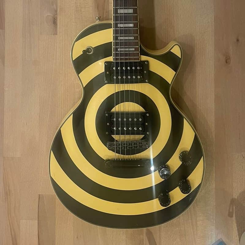 2009 – Discontinued Epiphone Zakk Wylde Signature Les Paul Cus…