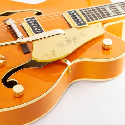 Gretsch G6120T-55 Vintage Select '55 Chet Atkins 2022 Vintage Orange Stain image 14