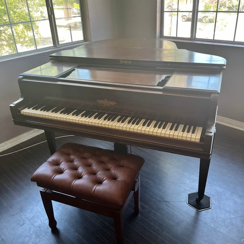 Chickering Baby Grand Piano with Neewer Bench image 1