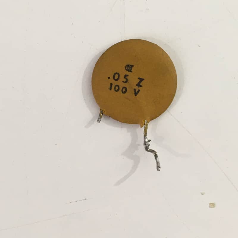 Vintage Circle D USA Strat Capacitor Wiring Cap 60s-70s .05uf Tele Stratocaster image 1
