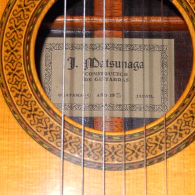 RARITY - JIN-ICHIRO MATSUNAGA 20 1975 - YAMAHA GC70 CLASS CLASSICAL CONCERT GUITAR - SPRUCE/BRAZILIAN ROSEWOOD image 4