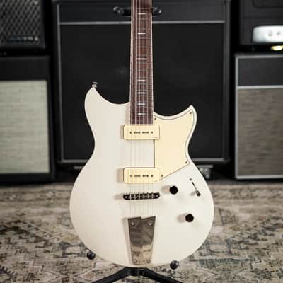 Yamaha Revstar RSS02T P-90 Electric Guitar - Vintage White with Gig Bag image 4
