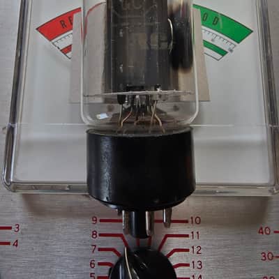 RCA 6l6 Black Plate 1950s - Glass image 1