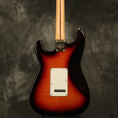 1996 Fender 50th Anniversary Stratocaster Sunburst w/GOLD hardware FLAME MAPLE body!!! image 15