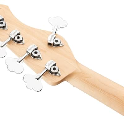 Sadowsky MetroLine 21-Fret Vintage P/J Bass, Swamp Ash Body, Maple Fingerboard, 5-String, Lefthand - Almond Sunburst Transparent Satin image 2