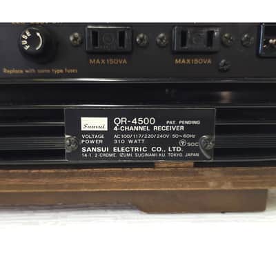 Sansui QR-4500 Quadraphonic Receiver image 7