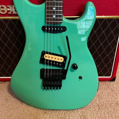 Kramer LK-1BF 1986 Seafoam Green (ESP Made) Killswitch Modified Japan Exclusive Design image 2
