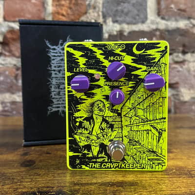 Haggtronix Cryptkeeper V2 Distortion Pedal (*NEW* - Poison Green)