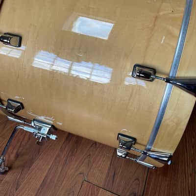 Taye  Studio Maple Drum Set - 22,12,14 Natural Lacquer image 8