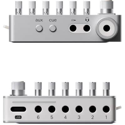 teenage engineering TX-6 Pro Mixer, Audio Interface, and Recorder (Silver) image 4