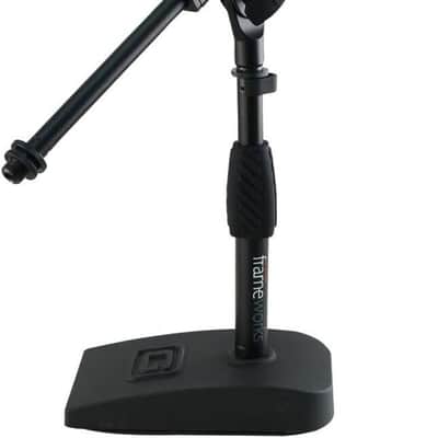 Gator Frameworks Short Weighted Base Microphone Stand w Soft Grip Twist Clutch image 3