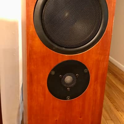 Stunning Linn AV 5140 Loudspeakers - Cherry Veneer - Recently Serviced - Legendary Sound and Style image 2