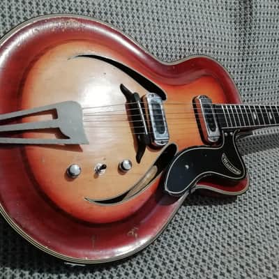 Musima Record 15 60-s 2 tone sunburst image 5