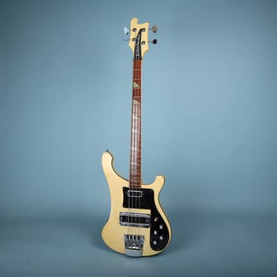 Rickenbacker 4001 Bass Guitar White 1974 Road Worn image 2