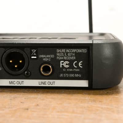 Shure PGX14 Wireless Beltpack System - J6 Band: 572-590 MHz CG014K6 image 5