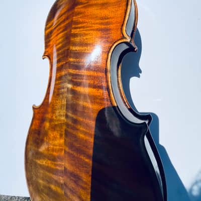 Fine Italian Labeled Violin Attributed to Oreste Candi No.124 L'Anno 1938 image 9