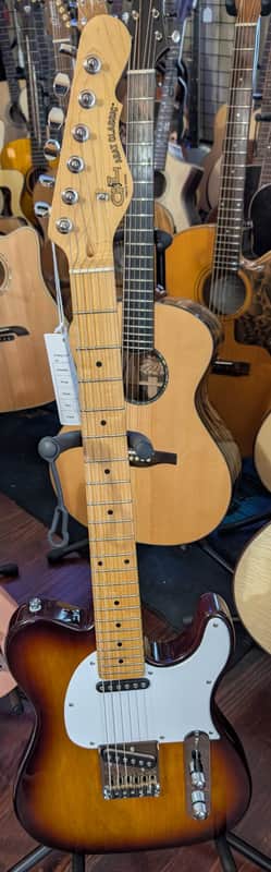 G&L Tribute Series ASAT Classic Guitar, Maple Fretboard, Ash Top, Tobacco Sunburst image 1