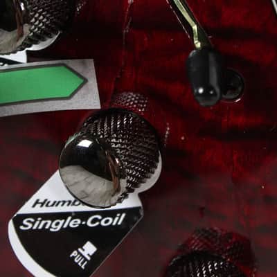 Schecter Hellraiser C-1 Electric Guitar Quilt Maple Top Black Cherry Finish image 5