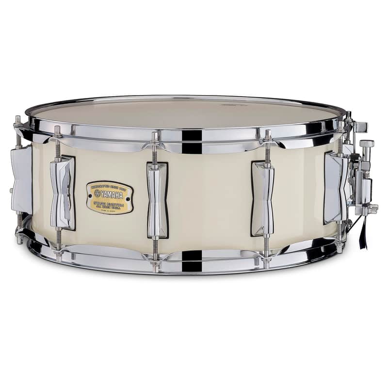 Yamaha 5.5 x 14-Inch Stage Custom Birch Snare Drum - Classic White image 1