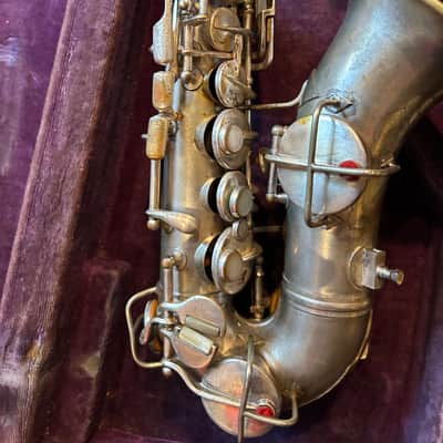 Conn Pann-American  Curved soprano saxophone 1920 - Silver laquer image 5