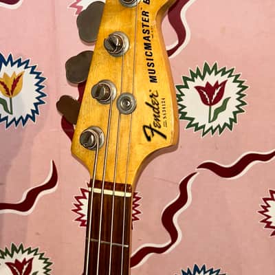 Fender Musicmaster Bass 1978 Black - w/gig bag image 3