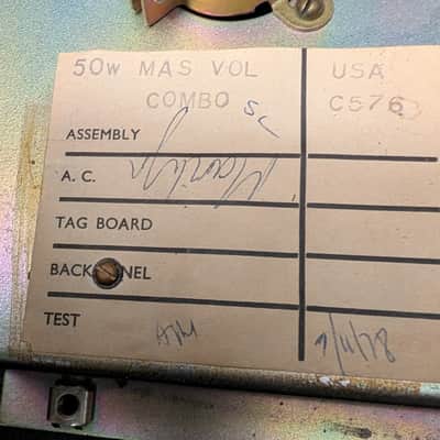 Marshall JMP 2204 Master Model Mk2 Lead 50-Watt Guitar Amp Head 1978 image 12