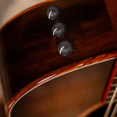 Taylor Custom Shop #13198 12-Fret Grand Concert Acoustic/Electric Guitar - Brazilian Rosewood/Sinker Redwood with Hardshell Case image 9