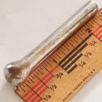 Leedy 10-24 Hook-Threaded Claw Nickel-Brass Snare/Bass Drum Tension-Rod 2.5" NOB image 2