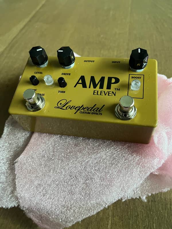 Lovepedal Amp Eleven SRV Mod Hoss 2023 - Mustard image 1