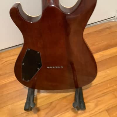 Teton TRS20NT 2013 Semi-Hollow Body Flamed Maple Top Electric Guitar image 9