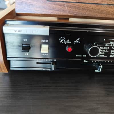 Ace Tone FR-8L Rhythm Ace 1960s - Black / Wood image 2