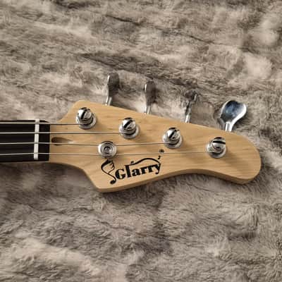 Glarry Fretless Precision Bass - 4-String - Set-Up - Natural - Rosewood Fingerboard image 5