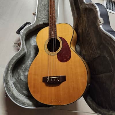 Sigma STB-ME Acoustic Bass guitar 1990's - Natural top image 1