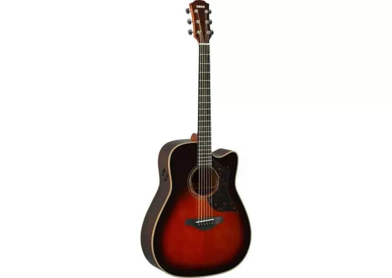 Yamaha A3 R Tbs Folk Cutaway Acoustic Electic Guitar   Rosewood   Tobacco Brown Sunburst image 1