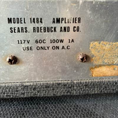 1964 Silvertone Model 1484 Twin Twelve 2x12 Piggyback image 15