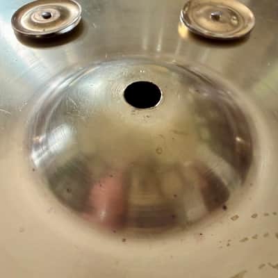 Antique/Vintage - 12" Hi-Hat Cymbal with Jingles - (1930's - 1950's) - Brass - No Brand Stamp image 2