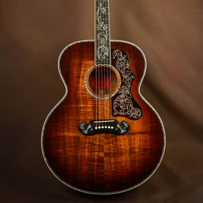 Gibson SJ-200 All Koa Custom Masterpiece Acoustic Guitar J-200 imagen 7