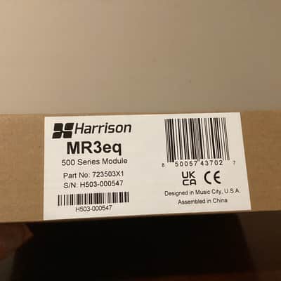 Harrison Audio MR3eq 500 Series Equalizer Module 2024 - Present - Black image 2