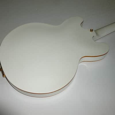 Epiphone Riviera P93 PW Limited Edition Custom Shop 2001 Pearl White image 4