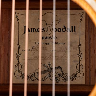 Vintage 1988 Goodall PSC-332 Natural Acoustic Electric Guitar With Case image 10