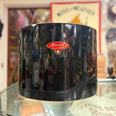 Andante Snare Drum Shell - Black Lacquer 10x14 image 9