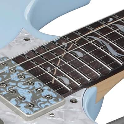 Ibanez PIA3761CBLP Steve Vai Signature Electric Guitar.. Blue Powder image 11