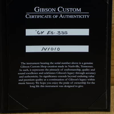 Gibson Custom Made to Measure 64 ES 335 Kerry Green, Bigsby  ~ Display Guitar image 7