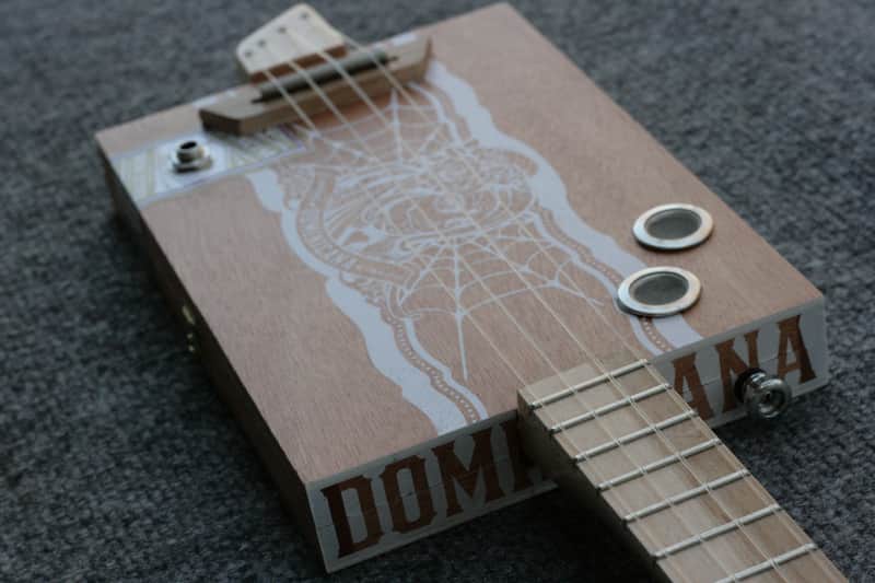 Dominicana Acoustic/Electric Cigar Box Ukulele by D-Art Homemade Guitar Co. image 1