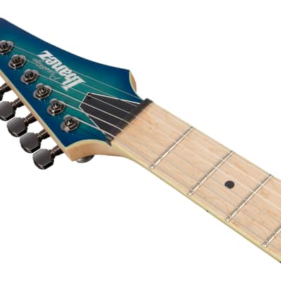 Ibanez RG Prestige 6 String Electric Guitar w/Case - Nebula Green Burst (RG652AHMFXNGB) image 11