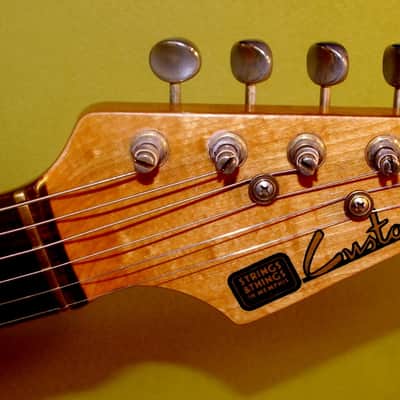 St. Blues  Strings & Things Guitar Blues King IV 1982 Wine. EXTREMELY RARE.  Mahogany Body. Memphis image 13